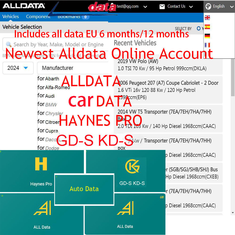 3D Printing Online - 最新のAlldataオンラインアカウント 車修理ソフト Alldata Haynes PRO 新しいコンビネーションカーデータ