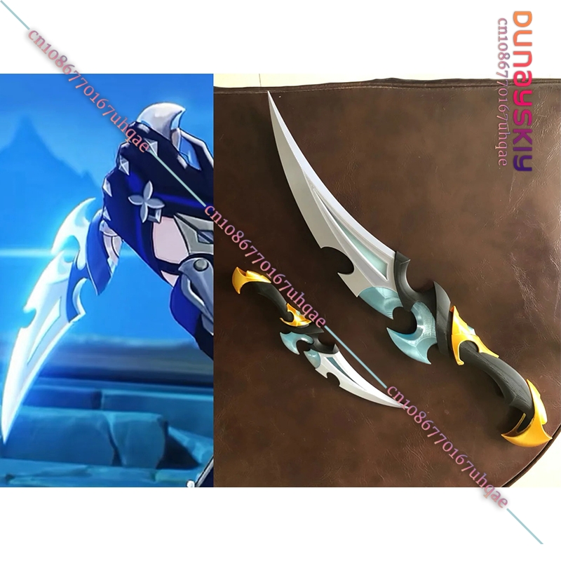 3D Printing Kit - SAIKOU%原神ローヘンコスプレ小道具 3D プリントダガー アニメゲームキャラクターレプリカ武器小道具コスプレイベントハロウィン