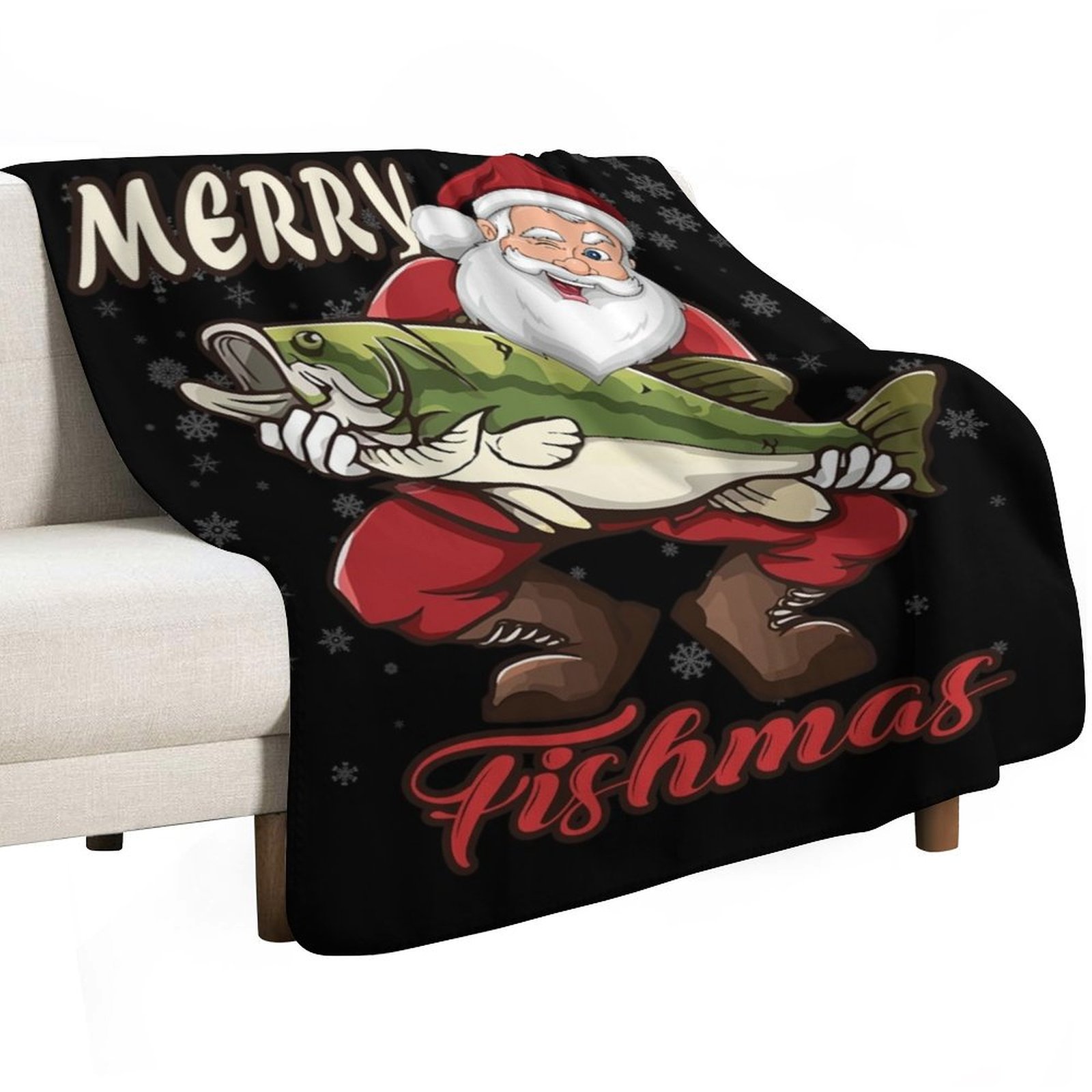 メリーフィッシュマス - 面白いバスフィッシュフィッシング  - 3D Printing Xmas Ideas のレビューと価格