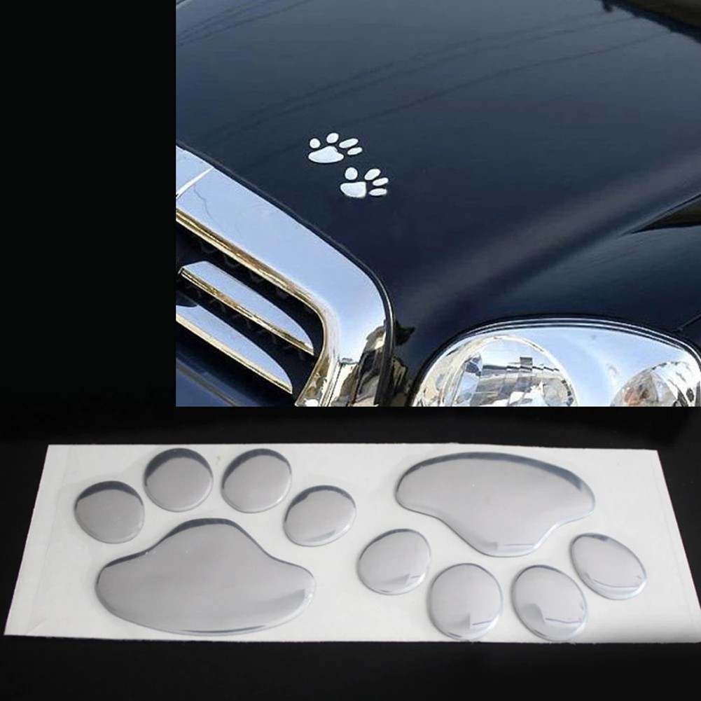 車用ステッカー デザイン パウ 3D 動物 犬 猫 クマ 足 - Glue For 3D Printing のレビューと価格