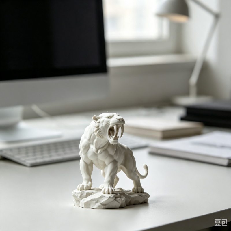 3Dプリント製プラスチック製セイバートゥースタイガーのフィギ - 3D Printing Tooth のレビューと価格