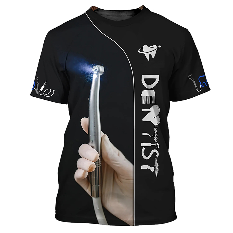 2026年メンズTシャツ歯3DプリントデイリーTシャツ男性用 - 3D Printing Tooth のレビューと価格