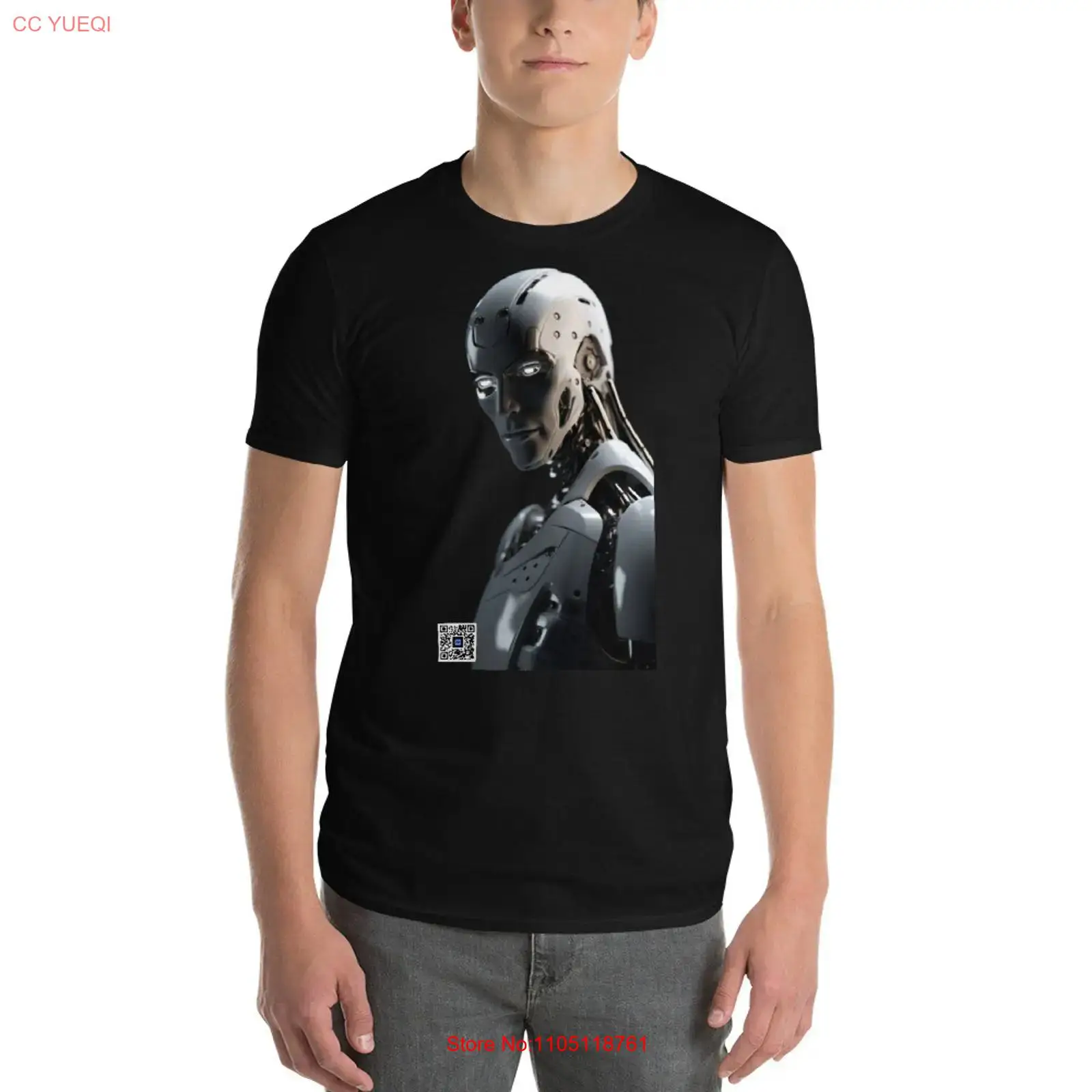 ロボットTシャツ スマートフォンカメラでスキャン可能 AR  - 3D Printing Qr Codes のレビューと価格