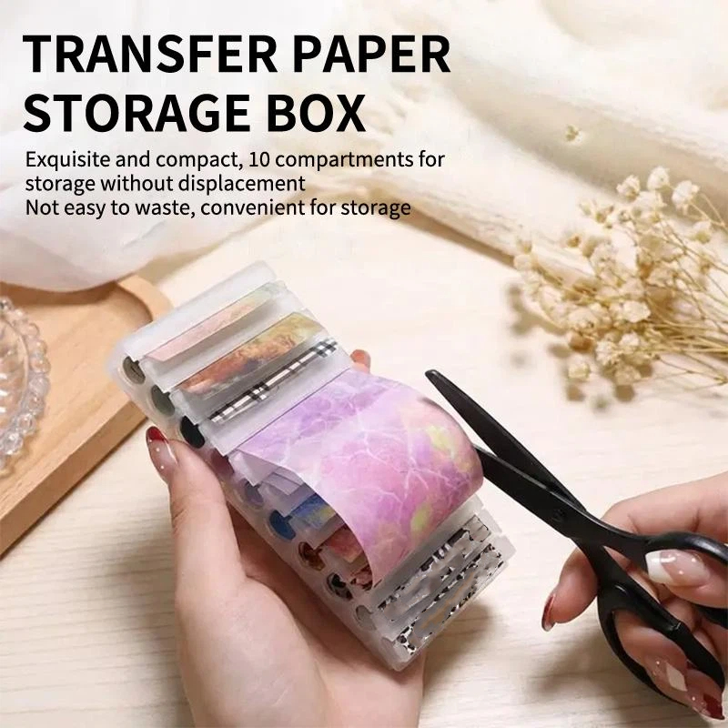 10グリッドネイル転写紙3Dプリントオーガナイザーボックスカ - 3D Printing Nails のレビューと価格