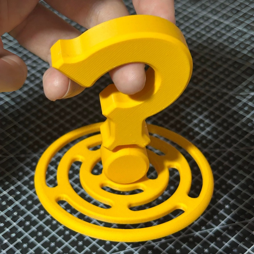 クリエイティブな3Dプリントの疑問符型フロア排水溝カバー、詰 - 3D Printing Questions のレビューと価格