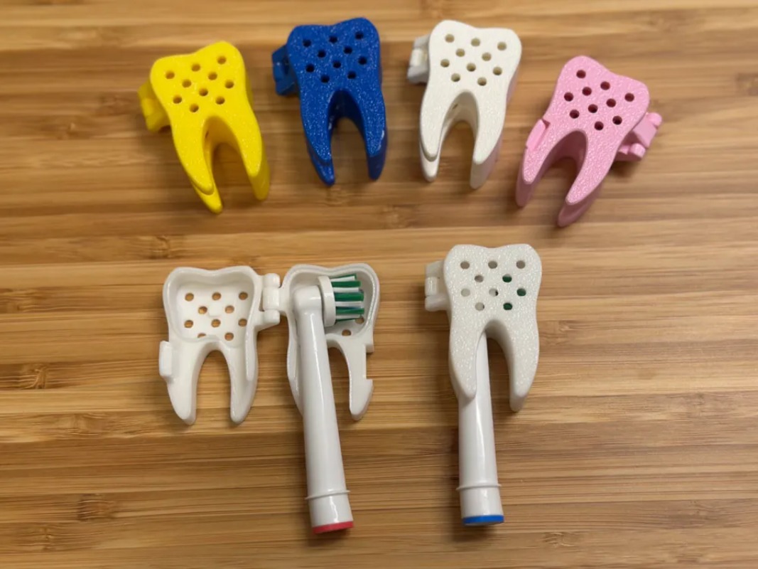 3D プリントされたかわいい歯の形の保護カバー オーラル B - 3D Printing Tooth のレビューと価格