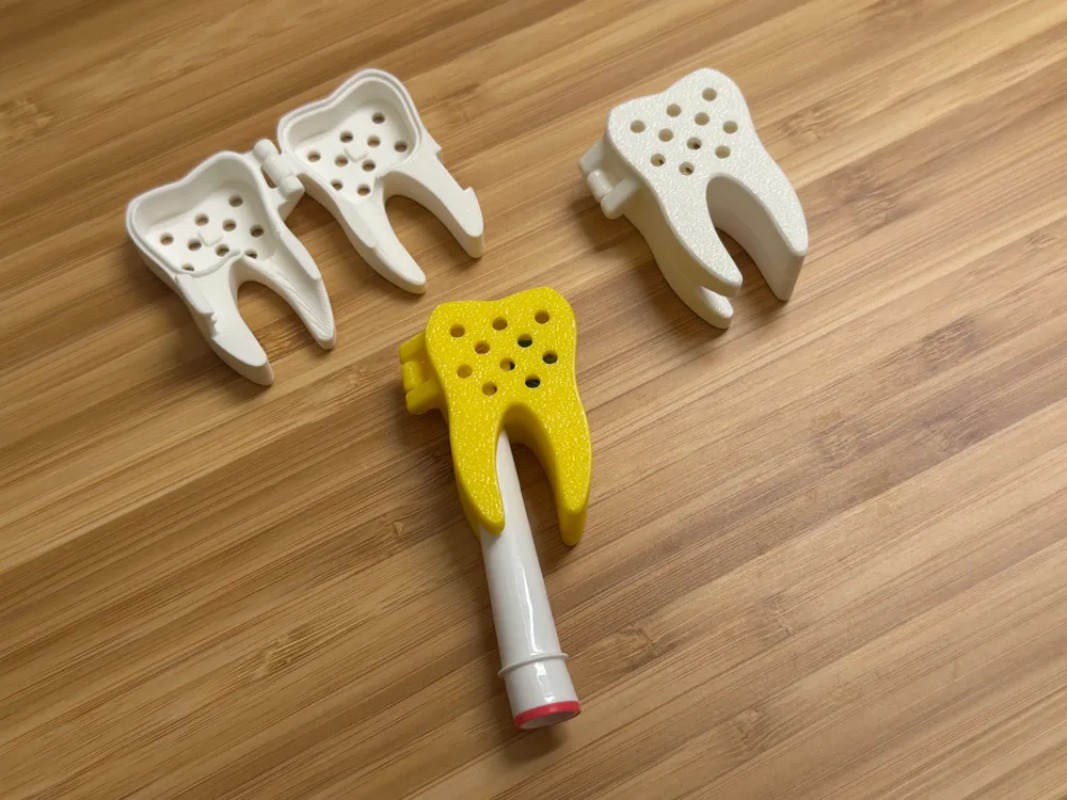 3D プリントされたかわいい歯の形の保護カバー オーラル B - 3D Printing Tooth のレビューと価格