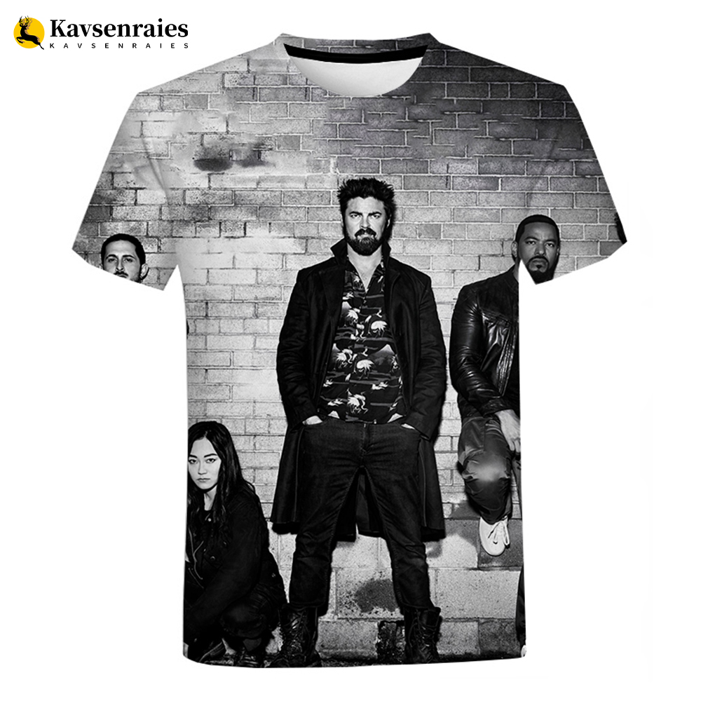 3D TVシリーズの男の子用Tシャツ,新しい原宿カジュアルT - 3D Printing Online のレビューと価格