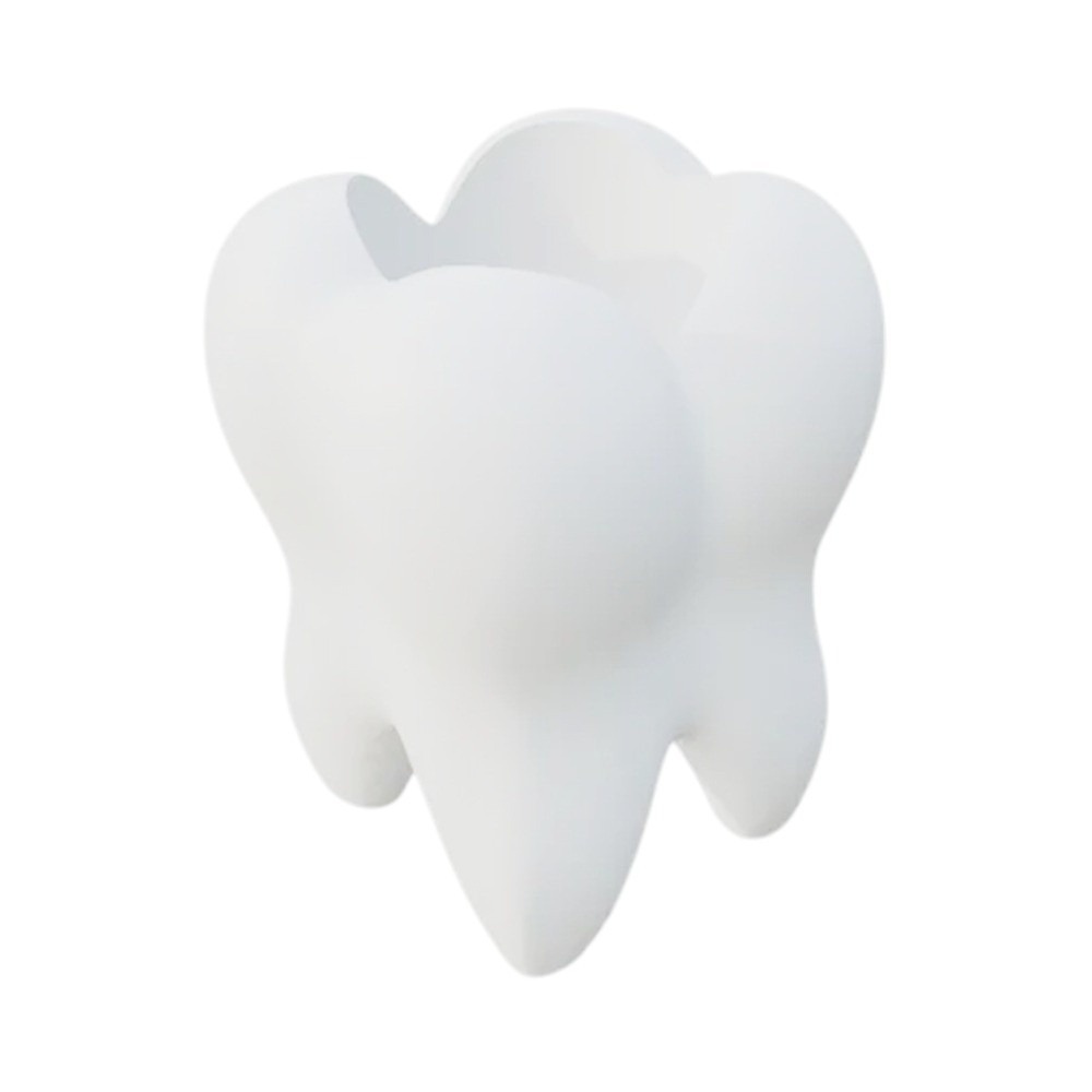 多機能3Dプリント歯ブラシホルダー ホワイト クリエイティブ - 3D Printing Tooth のレビューと価格