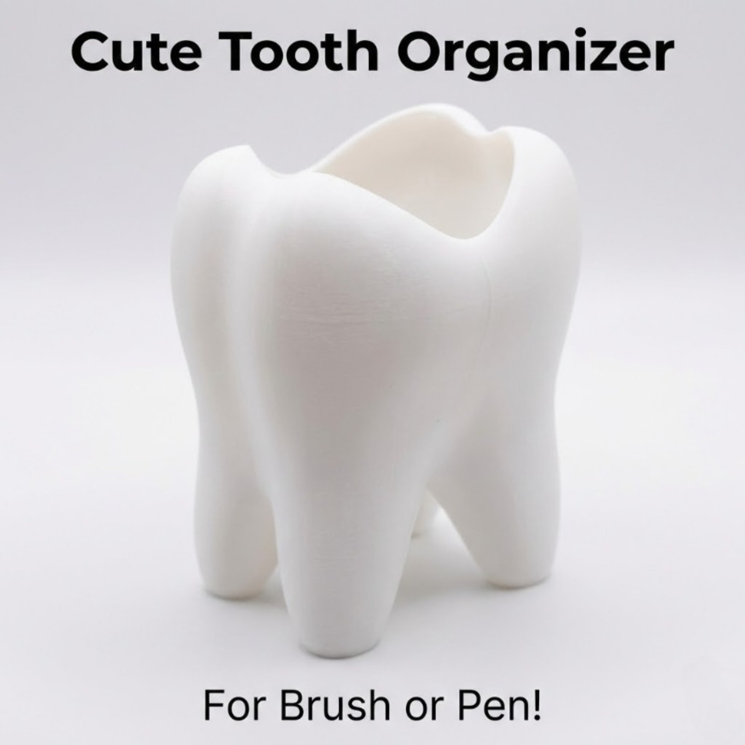 1/2ピースセット 3Dプリント歯型ペンホルダー 歯ブラシホ - 3D Printing Tooth のレビューと価格