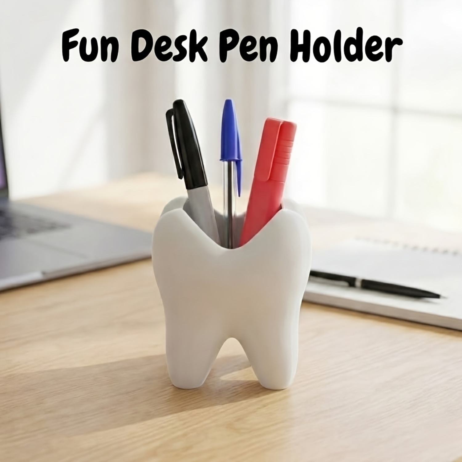 1/2ピースセット 3Dプリント歯型ペンホルダー 歯ブラシホ - 3D Printing Tooth のレビューと価格