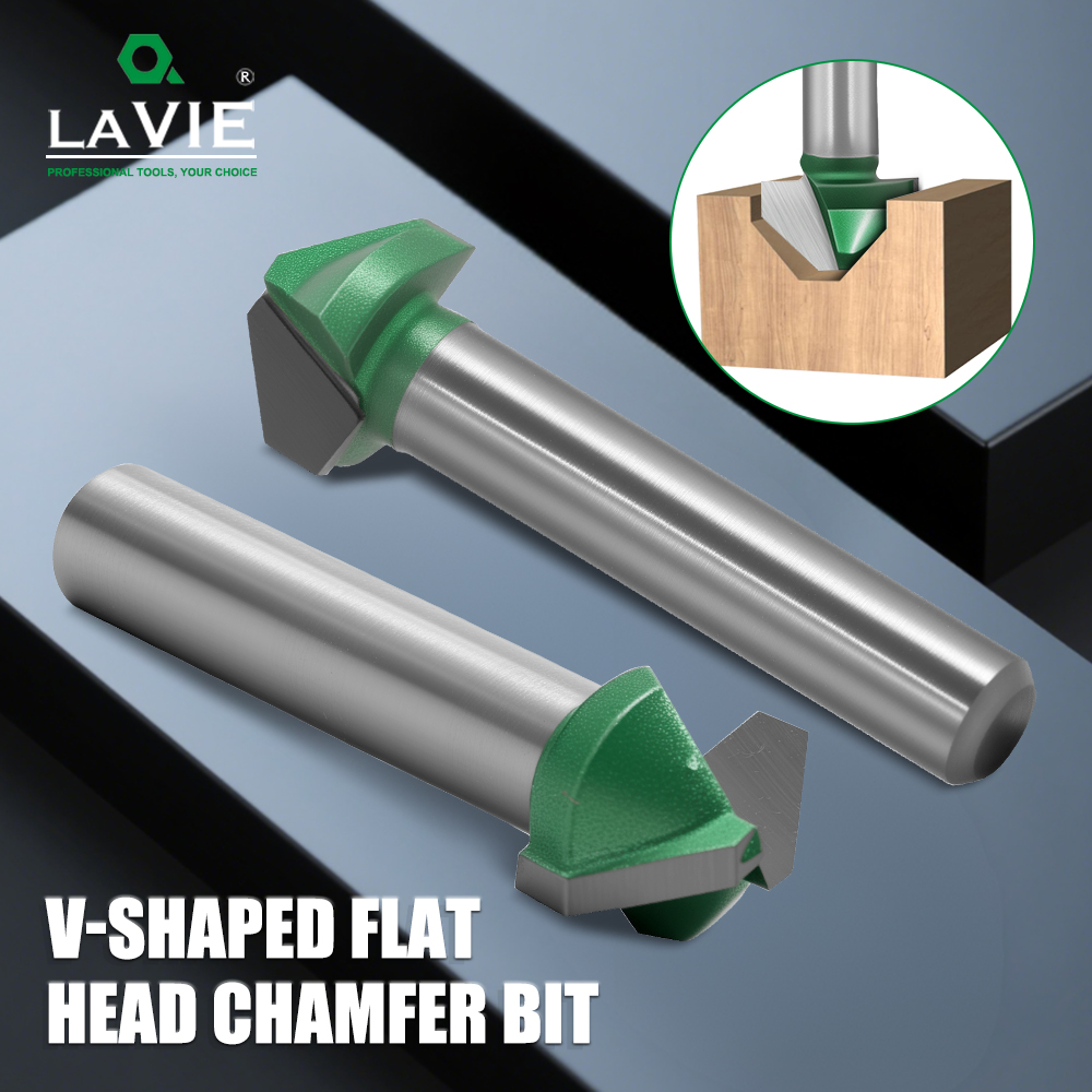 LAVIE 1pc フラット V ビット 木材用 - 6mm - 3D Printing Online のレビューと価格