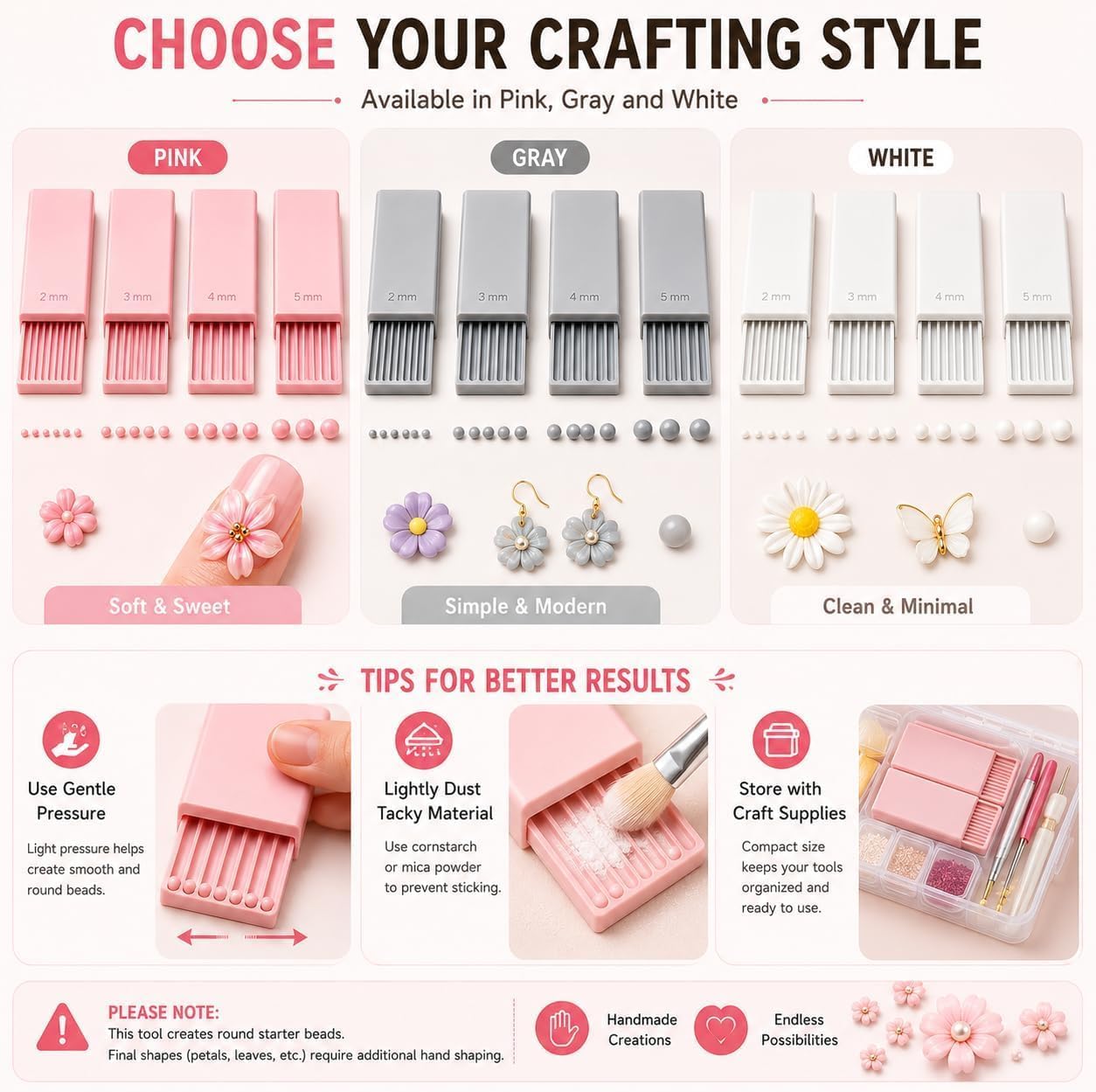 4個入り 3Dプリントクレイジェルボールメーカーツール、3D - 3D Printing Nails のレビューと価格