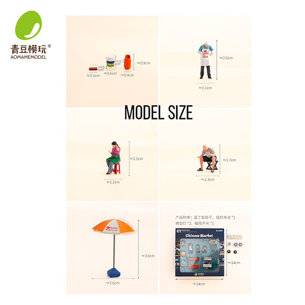 1/64 ナイトマーケットのモデルキット - 高精度3Dプリ - 3D Printing Kit のレビューと価格