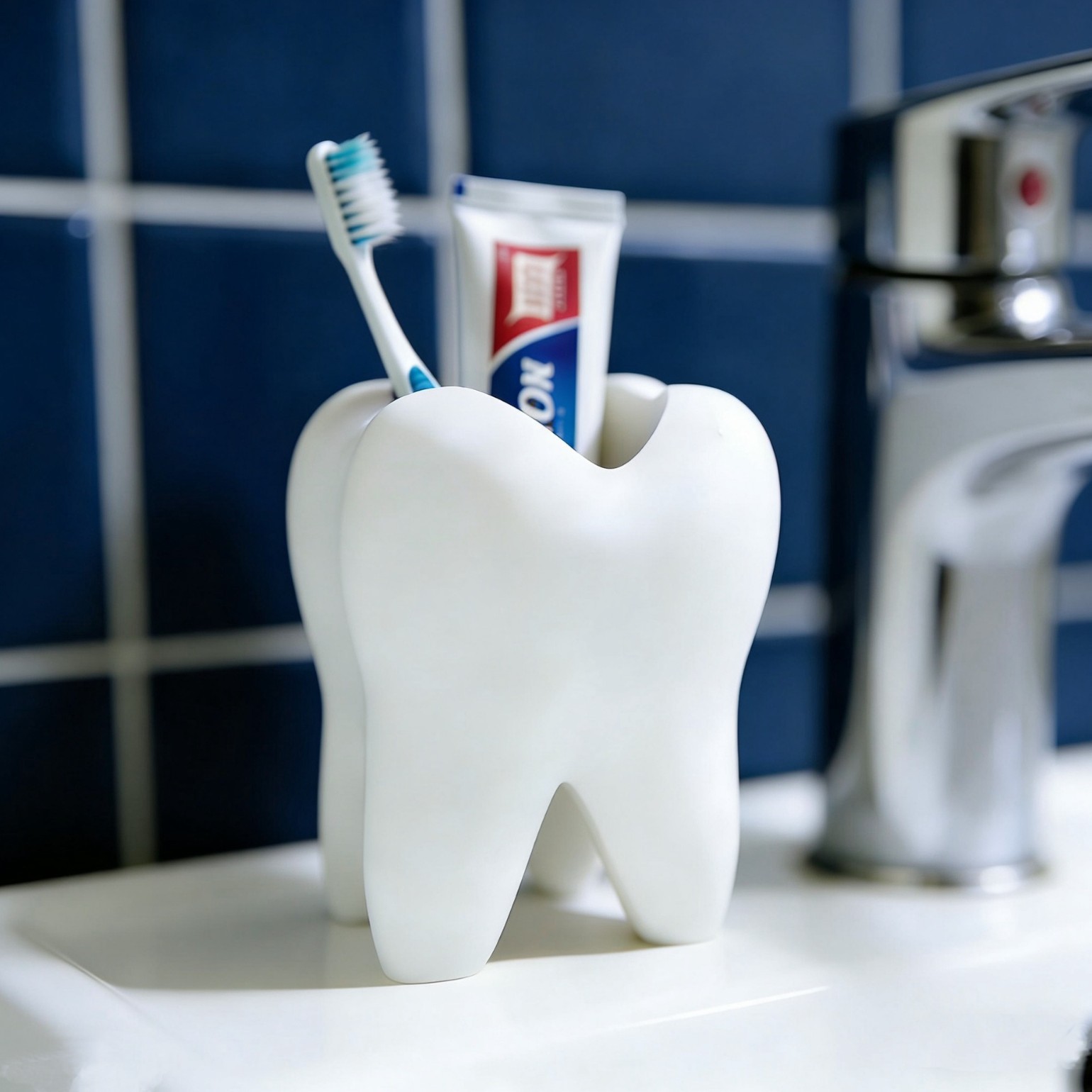 3Dプリント歯型オーガナイザーホルダー、歯ブラシ、化粧ペン、 - 3D Printing Tooth のレビューと価格